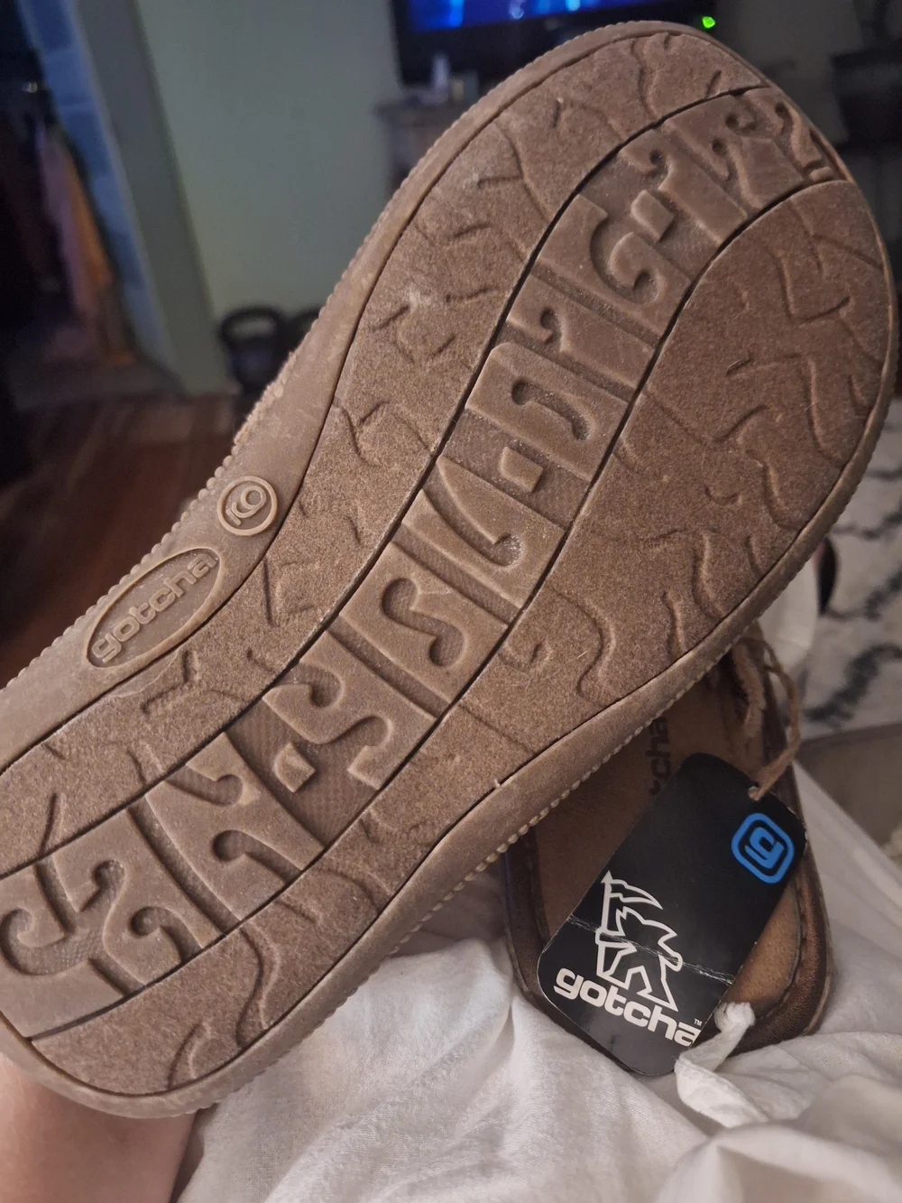 NWT Gotcha Men's Tan Sandals - Casual Comfort